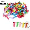 Unha com duas pernas tamanho pequeno infantil feita à mão material criativo DIY acessórios unha com duas pernas unha decorativa unha com duas pernas unha de chifre de carneiro