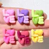 Acessórios de Resina Brilhantes Cartoon Multicor com Escrita de Amor DIY para Presilhas de Cabelo, Capas de Celular, Garrafas de Água e Enfeites de Cabelo Venda por Atacado
