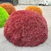 Decoración de Tapa de Alcantarilla de Planta Verde para Exteriores Bola de Planta Verde Planta Verde Simulada Bola de Hierba de Pino y Ciprés Bola de Hierba de Milán