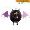 Nueva Decoración para Fiesta de Halloween Sombrero de Bruja Colgante Bola de Panal Araña Murciélago Adornos Colgantes para Patio Sala de Estar Venta al por Mayor