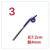 Gancho de alambre esmaltado, accesorios textiles, anzuelo para camarones, anillo metálico de coleta, gancho guía para hilo, rosca para camarones M4M5