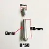Ruedas de Maleta 6mm-8mm Remache Tornillo Dedicado Varilla de Unión Rueda de Estuche Reparación de Equipaje Remache de Reemplazo