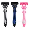 Modelo Nuevo 2026 Navaja Manual con Cuchillas de Seis Capas para Hombres, Soporte de Navaja Multicolor de Comercio Transfronterizo Manual