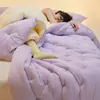 Colcha de maíz suave y amigable con la piel, clase A, espesa, para primavera y otoño, núcleo de colcha individual y doble, colcha de invierno sin funda de colcha, lavable a máquina