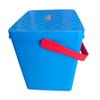 Cubo de Pesca Engrosado con Tapa Cubo de Almacenamiento de Plástico Sentable Taburete Cubo de Almacenamiento Doméstico Cubo Grande para Lavado de Autos Caja de Sitio