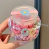 Elástico de Cabelo Infantil com Rosca, Alta Elasticidade, Prendedor de Cabelo, Prendedor Pequeno de Cabelo, Prendedor de Cabelo para Bebê, Elástico Pequeno que Não Machuca o Cabelo