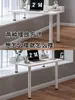 Mesa Pequena para Bay Window, Mesa de Escrita com Pernas Altas e Baixas, Mesa de Estudo Modificada, Mesa Integrada com Assento Fixo, Mesa para Computador de Mesa com Pernas Longas e Curtas