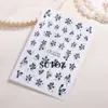 Pegatinas de Arte para Uñas Estilo Nuevo Pixinxi: Nuevas Pegatinas Adhesivas para Uñas Estilo Chino Elegante Pintura a Tinta Florales Frescas