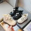 Botas Infantis Estilosas Martin 2026 Meninas Outono Inverno Botas de Algodão Outono Botas Curtas de Princesa para Meninas