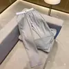 Pantalones Casuales Estilo Old Money para Hombre, Pantalones Casuales Finos de Pierna Recta para Hombre de Verano, Pantalones Deportivos Largos Sueltos Bordados de Lujo Ligero