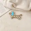 Patche de Cachorro Desenho Animado Fofo Estilo Coreano Presilha de Cabelo Doce e Fofa de Acetato Cachorro Versátil de Bolinhas Patch de Acessório DIY