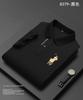 Verano Nuevo Transfronterizo Camiseta de Solapa para Hombre Color Sólido Algodón Camisa Polo para Hombre Camiseta para Hombre Amigable con la Piel Bordada Combinable Manga Corta para Hombre
