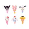 Novos Acessórios de Resina Desenho Animado Sanrio Cone de Sorvete DIY Cola Creme Patch Capinha de Celular Material Acessórios de Cabelo
