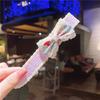 TikTok Mesmo Estilo Celebridade da Internet Infantil Patch Mágico Menina Bebê Flor Fofa Acabamento Franja Cabelo Quebrado Patch Acessórios de Cabelo para Menina