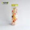 Botella de plástico transparente de 660 ml frasco para regalo frasco sellado grado alimenticio para comida de mascotas frasco de plástico para frutos secos caja de plástico redonda