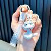 Llavero luminoso con forma de serpiente del zodiaco y sonido, para estudiantes, pequeño juguete de serpiente, colgante para bolso de coche, llavero pequeño, regalo al por mayor
