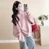 Destaque 2025 Novo Conjunto de Outono para Maternidade Estilo Coreano Moletom Casual Conjunto de Duas Peças para Maternidade