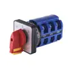 LW26-63/3S se puede usar como un interruptor de transferencia de 63A con bloqueo de pulsador unipolar para inversión/arranque de motor 380V, conmutación automática de doble fuente de alimentación