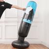 Saco de Areia Inflável Coluna de Boxe Tumbler Fitness Coluna de Catarse Suprimentos de Boxe Azul Assassin Inflável