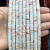 Separadores de 3*6 mm, cuentas sueltas, malaquita, turquesa, lapislázuli, cuentas de rueda doradas, accesorios para bricolaje, pulsera, espaciador, cuentas espaciadoras, cuentas planas de jade