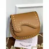 Bolsa Fashion de Cor Sólida com Rebites para Mulheres 2026 Verão Novo Estilo Tendência Bolsa de Ombro Elegante Bolsa Transversal para o Dia a Dia