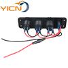 Cargador de coche directo de fábrica uno a tres coche yate coche berlina Panel de pantalla digital coche 12-24v Universal