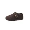 Zapatos Birkenstock para Mujer que Aumentan la Altura Interior, Zapatos Cálidos de Algodón con Suela Gruesa y Forro de Felpa, Nuevos Zapatos Peludos Invierno 2025, Zapatos de Lana para Exteriores
