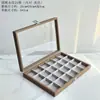 Caja de Exhibición de Semillas de Piña de Planta Natural con Tapa, Transparente de Múltiples Compartimentos para Bricolaje Hecho a Mano Caja de Almacenamiento de Especímenes de Planta de Bellota