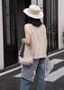 Bolso 2024 para Mujer Verano Bandolera Hombro Axila Bolso Cuerno Bolso Dumpling Nuevo Satén Chino Cuero Genuino Nicho Combinable Bolso para Mujer
