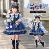 Vestido Lolita de Manga Larga Disney Zootopia Judy Oficial de Policía Princesa para Niñas, Tallas Pequeña y Mediana, Ropa de Primavera y Otoño