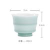Taza Maestro Esmalte Color Puro Mi Yan Taza de Té Simple Moderna Taza de Té de Cerámica Hecha a Mano Baldosa Fina Taza de Té para Cata de Té en Casa