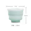 Taza Maestro Esmalte Color Puro Mi Yan Taza de Té Simple Moderna Taza de Té de Cerámica Hecha a Mano Baldosa Fina Taza de Té para Cata de Té en Casa