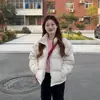 Inverno 2025 Novo Estilo Coreano Feminino Casual Solto Acolchoado à Prova de Frio Fashionável Quente Versátil Jaqueta de Algodão Ins