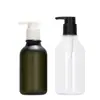 Frasco Spot de 500 ml de Plástico PET Esmerilado Negro para Champú, Loción, Cosméticos, Gel de Ducha, Sub-Botella