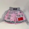 Uniformes de Boxe para Homens e Mulheres, Trajes de Luta Muay Thai, Calças de Luta para Competição, Calças de Boxe, Personalizáveis com Nome