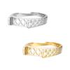 Anillo Cuadrado de Silla Portador Vacío Estilo Chino para Hombres Simple Incrustado Cera de Abeja Turquesa Portador de Anillo Portador Vacío 5*11mm