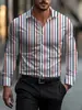 Nova camisa masculina de moda de verão com estampa, tamanho grande, estilo europeu e americano