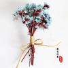Mini Buquê de Flores Secas Cheio de Estrelas Não-Me-Esqueças Buquê de Flores de Dedal Presente de Natal Lembrancinha de Casamento Buquê