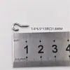 Tornillo autorroscante de acero inoxidable 304, anillo de garra de clavo de ojo de oveja alargado, material de arroz para colgar caña de pescar de ojo de oveja con tornillo de anillo