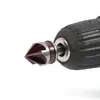 Herramienta de Chaflán de Cinco Hojas Roja de 82 Grados Guía Rápida para Carpintería Taladro Avellanador Broca para Taladro Broca de Centrado para Madera Juego