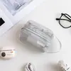 Bolsa de Armazenamento de Malha Transparente Portátil de Viagem Porta-Moedas Pequena Bolsa Cabo de Dados Fone de Ouvido Acessórios para Celular Bolsa Digital Bolsa de Maquiagem