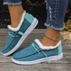 Sapatos de Algodão Transfronteiriços Europeus e Americanos Cano Baixo Transfronteiriços Sola Grossa Novo Estilo Quente Com Pelúcia Adicional Amazon Cor Sólida Europeu e Americano Atacado Único Tamanho Grande