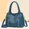 Bolso Tote de Cuero Suave Transfronterizo para Mujer 2025 Nueva Moda Gran Capacidad Bolso de Mano para Viajes Diarios Bolso de Hombro Único Cruzado