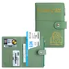 Nuevo producto exclusivamente para el comercio transfronterizo: Portapasaporte de alta gama para viajes de negocios con logo impreso personalizado, múltiples ranuras para tarjetas para documentos y boletos