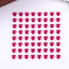 Adesivos de Diamante de amor coloridos adesivos decorativos faciais para crianças adesivos de Diamante para sobrancelha de mascarada adesivos adesivos autoadesivos
