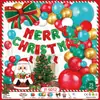 Amazon Transfronterizo Set de Globos Navideños Cadena de Globos Navideños Globos de Látex de 12 Pulgadas Rojos y Verdes