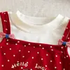 Camiseta de Manga Larga Dulce Princesa para Niñas 2026 Nuevo Conjunto de Primavera y Otoño Top Dulce y Elegante para Niñas Falso de Dos Piezas
