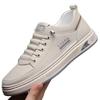 Novos Sapatos Masculinos Primavera 2025, Sapatos Brancos Respiráveis, Tênis Esportivos Masculinos Versáteis da Moda com Solado Grosso, Tênis Casuais, Sapatos da Moda