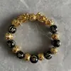 Pulsera de oro de arena de Vietnam imitación pixiu para hombre, pulsera de cuentas con proverbios de seis palabras, productos de bienestar en vivo, una generación de cabello