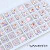 Dongzhou Crystal 8*8 Cuadrado Grueso Diamante para Uñas Última Serie Sakura Recubierta Diamante de Fondo Puntiagudo K9 de Alta Calidad Accesorios para Joyería DIY
